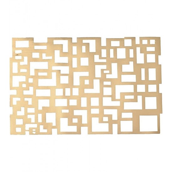 Lugar Americano 45cm Geometric Gold
